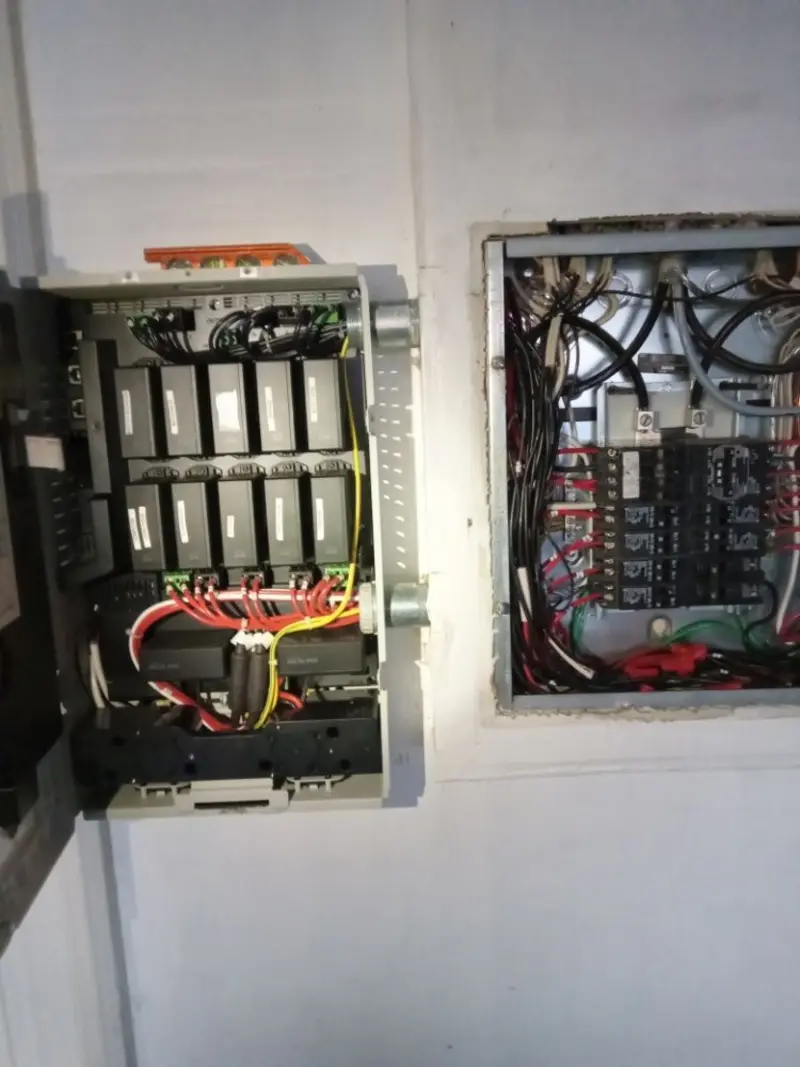 Electrical panel upgrade completed for Security Camera Wiring in Avondale